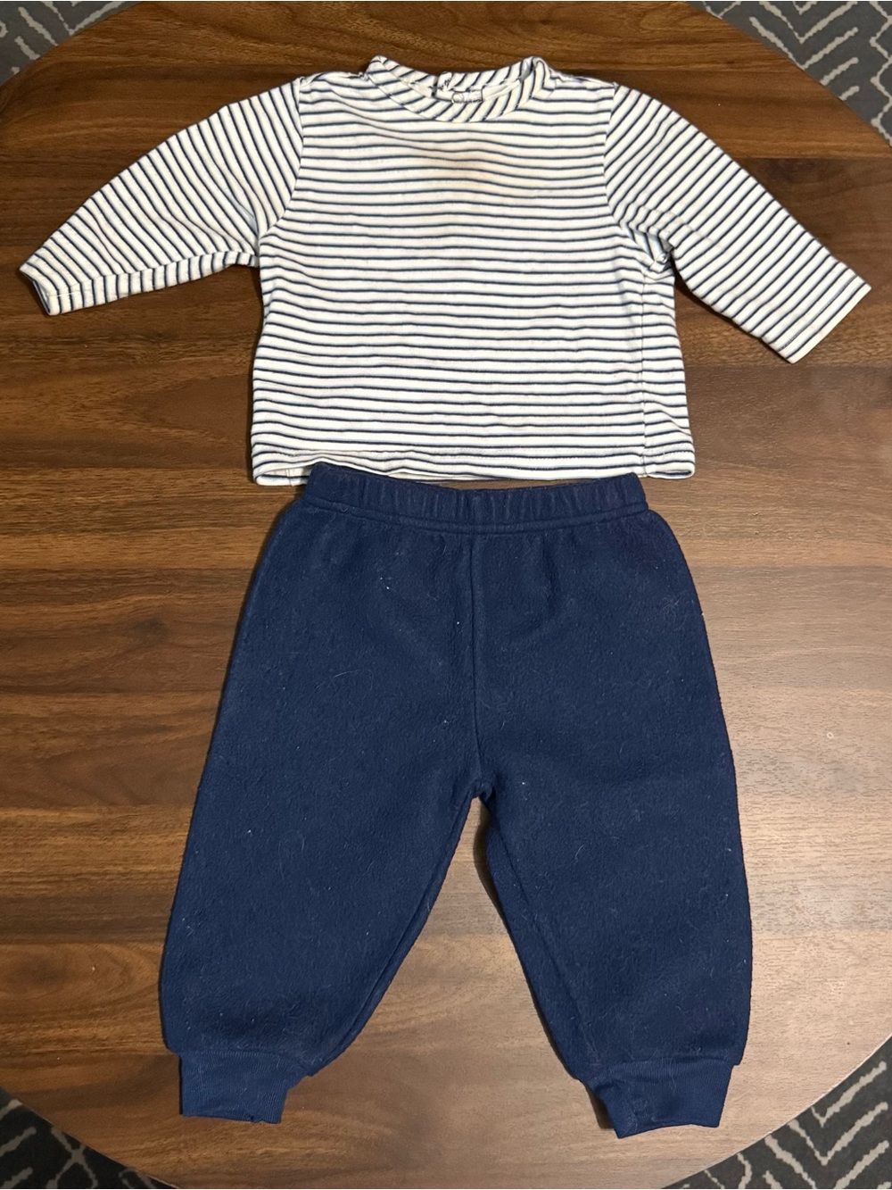 Baby boy vintage shirt and pants set